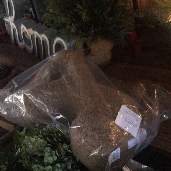 Pottery Barn Cozy Brown Teddy Faux Fur Dog Pillow with Bell Collar 🐕 - Picture 7 of 15